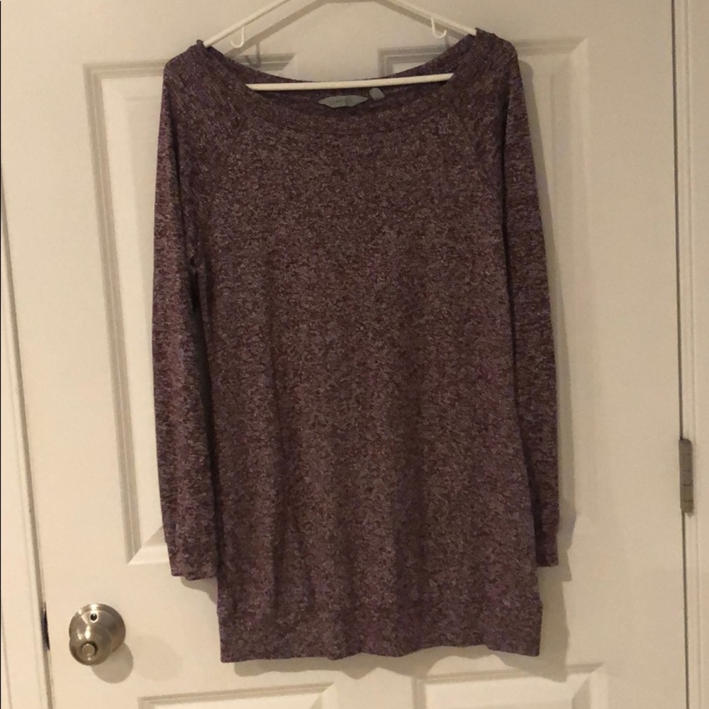 Athletes Soft heathered maroon tunic